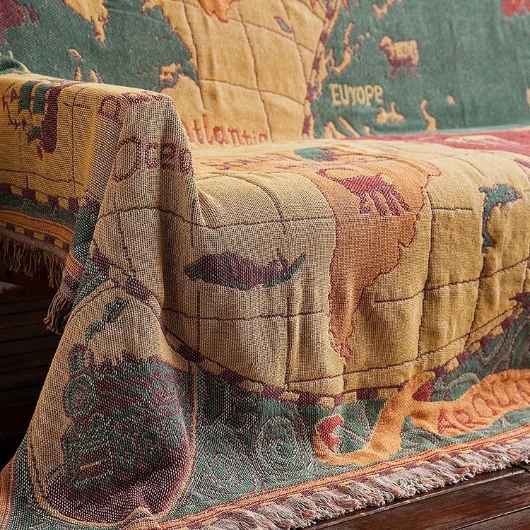 Around The World Throw Blanket