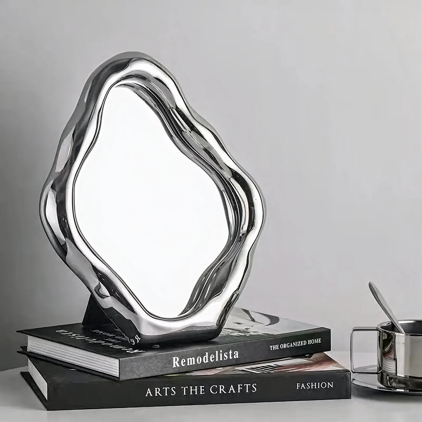 Flowframe Silver Mirror